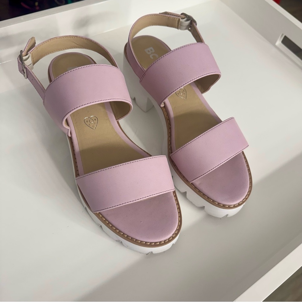 BC Footwear Lavender Sandals - Picture 2 of 9